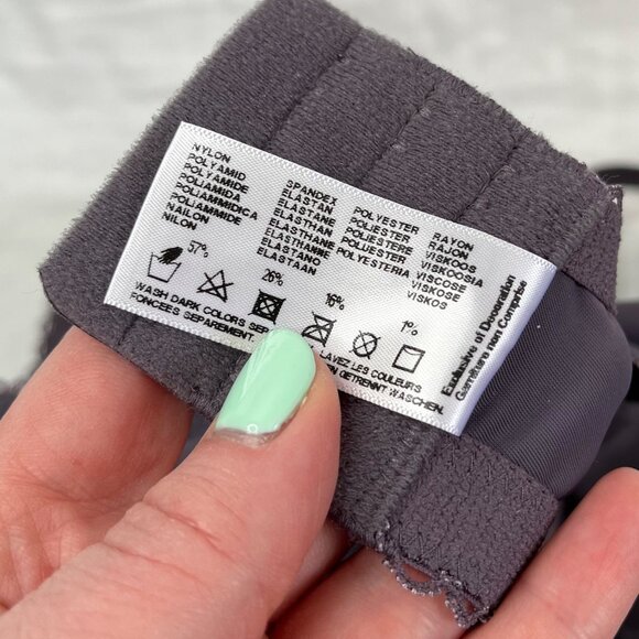 Glamorise Womens Purple Full Figure Wonderwire Lace Bra 48C style 9845 - Picture 9 of 9